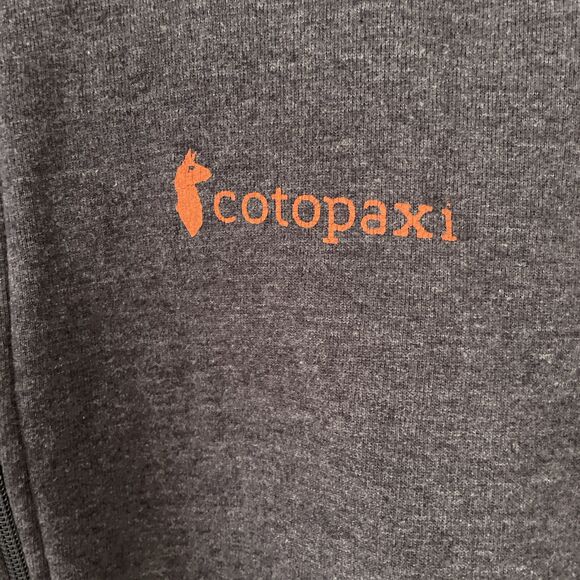 Cotopaxi Full‎ Zip Hoodie Sweatshirt SMALL Colorblock Maritime Brush Blue Rust - Picture 3 of 5